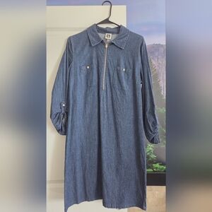 Anne Klein Blue Midi Dress